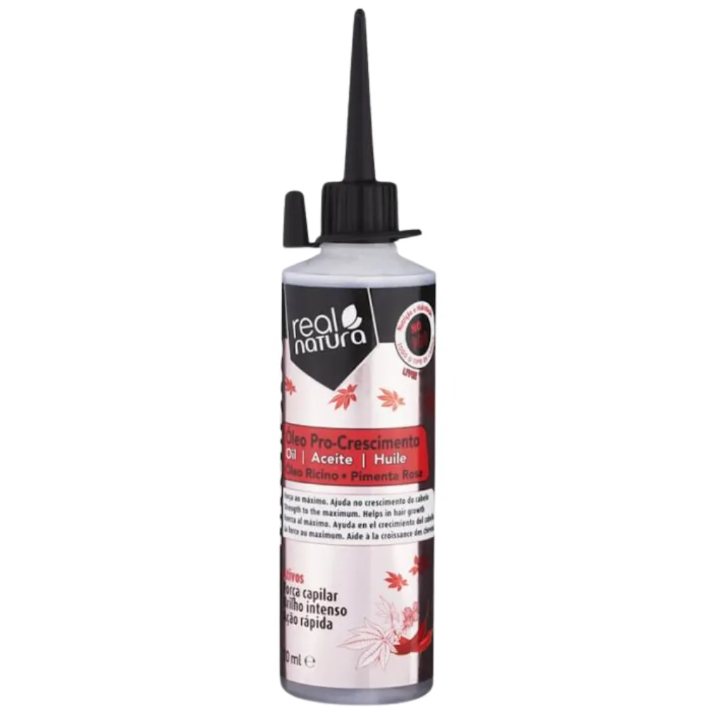 Real Natura Pro-Crecimiento Aceite Capilar Fortalecedor 70ml - Imagen 1